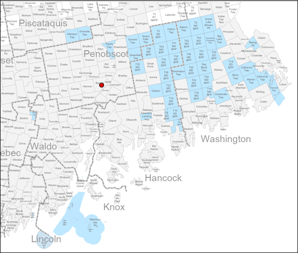 Downeast Region Map