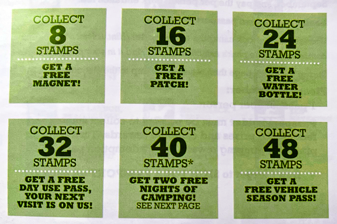 State park passport inside