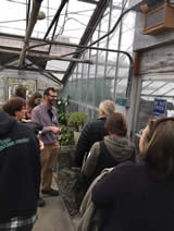 Brad Libby gave a tour of the Clapp Greenhouses clapp greenhouse tour